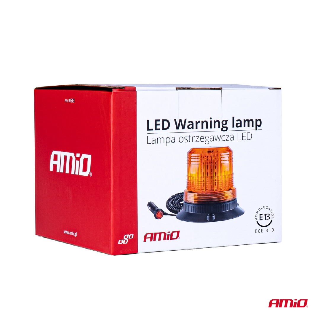 LED Brīdinājuma lampa R10 12V 24V W14M AMIO - Image 2