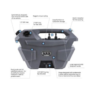 Ūdens tvertne - mazgāšanas stacija ARB Frontier WT001MG28, 28 l