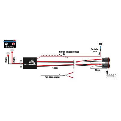 Auxiliary Lights Connection Kit DT / DT4