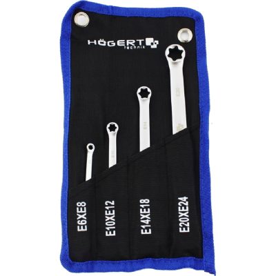 Torx uzgriežņu atslēgu komplekts Högert Technik 4 gab.