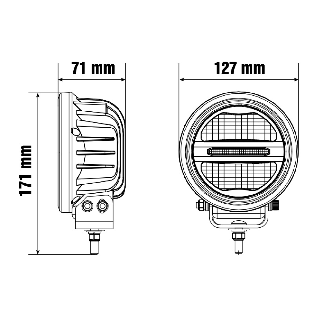 LED Papildlukturis OPTIBEAM Savage 5 - Image 2