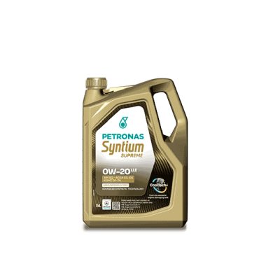Motoreļļa PETRONAS Syntium Supreme LLE 0W-20