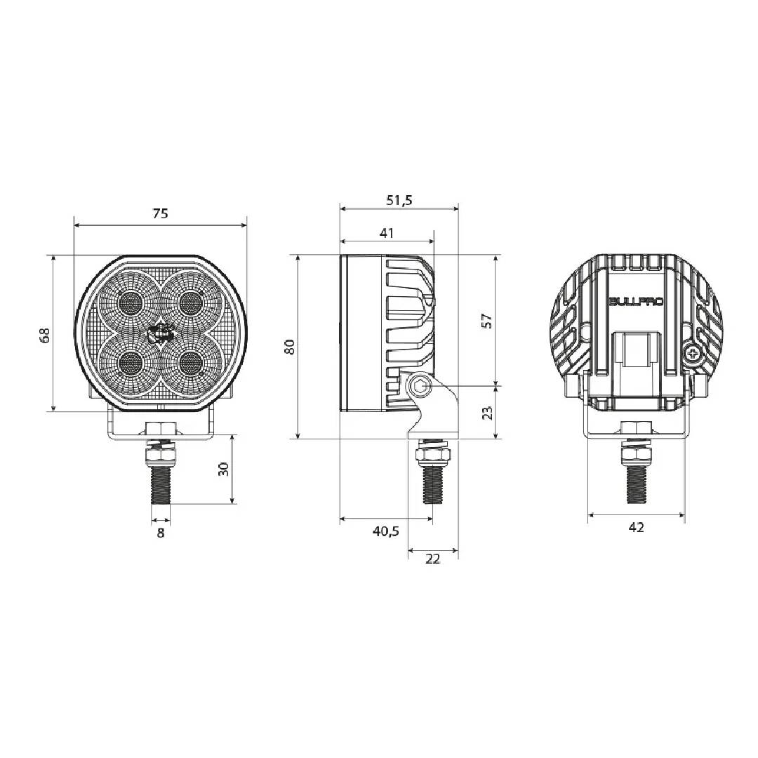 LED Darba lukturis BullPro Spectrum Ellipse 24 - Image 2