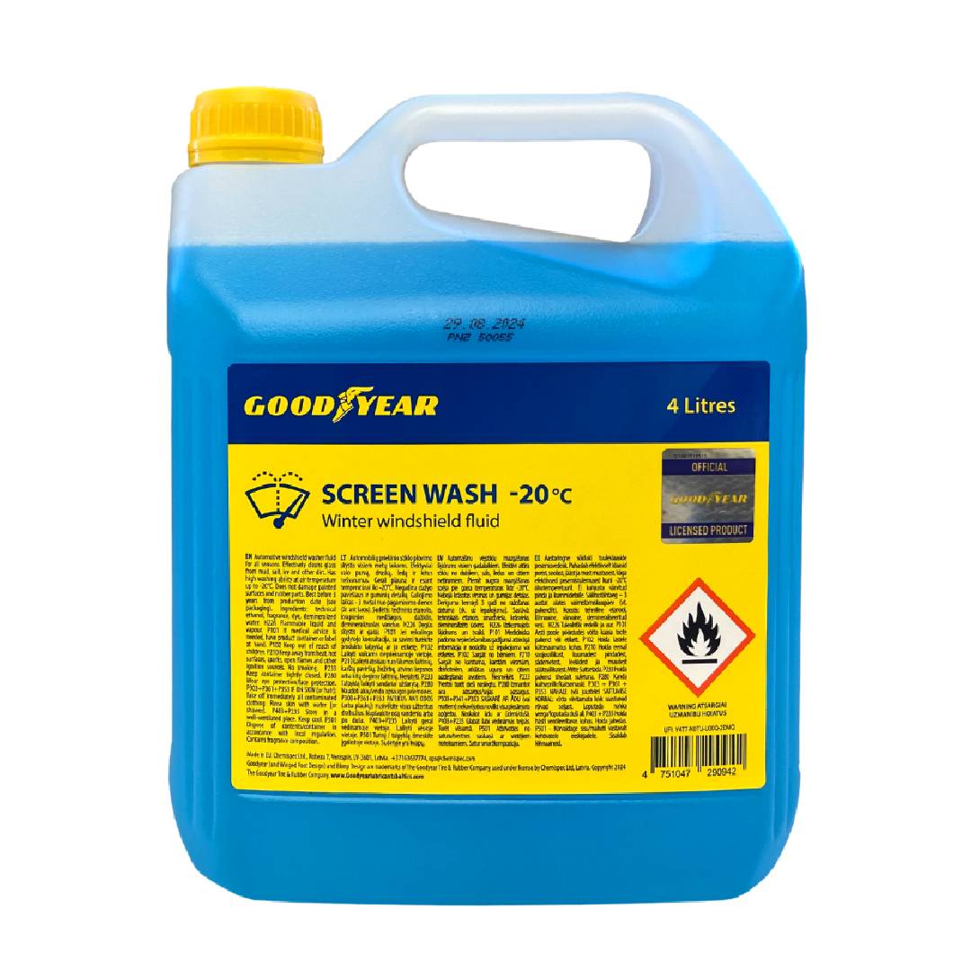 Vējstiklu šķidrums GOODYEAR SCREEN WASH -20C