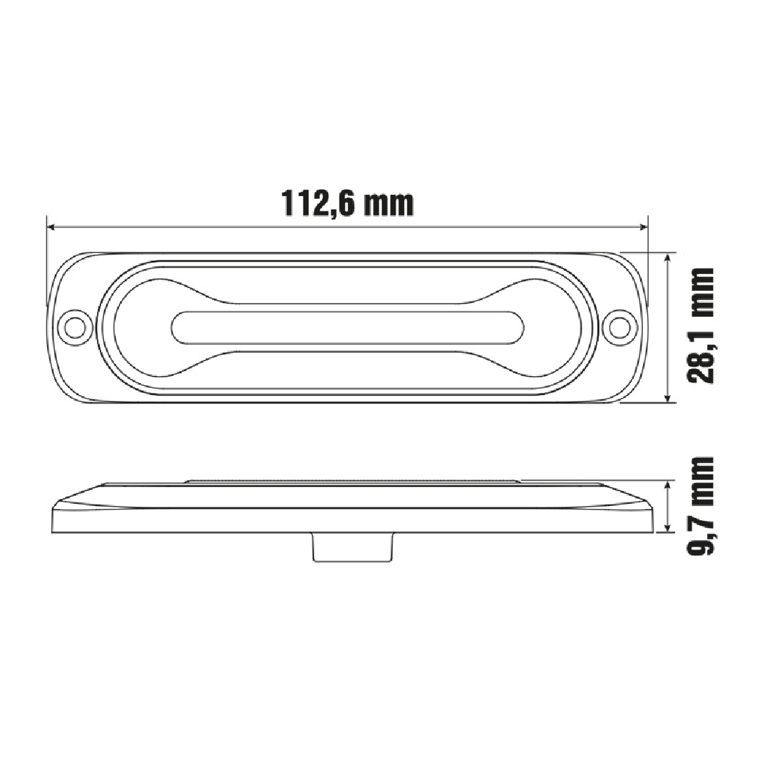 LED brīdinājuma gaisma OPTIBEAM Dark Phantom SX6 - Image 3